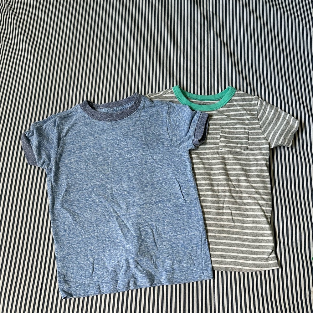 Crewcuts Blue and Gray Short Sleeve Tees